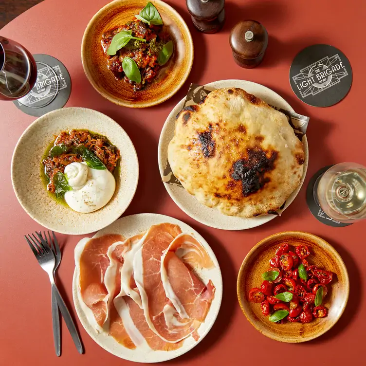 Wood-fired focaccia, antipasti and sharing plates at The Light Brigade, a rooftop restaurant in Sydney