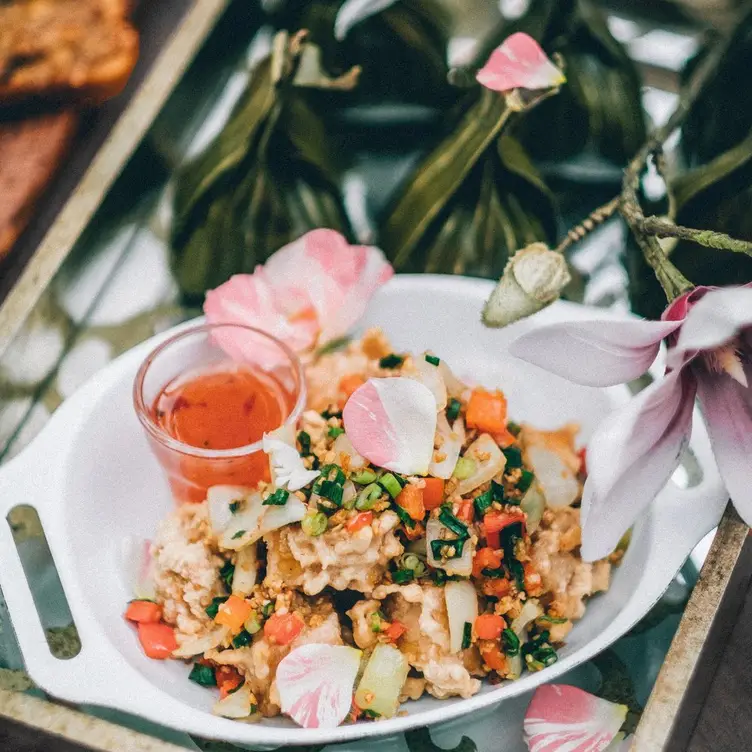 A salt and pepper tofu dish at Little Turtle, one of the best vegan restaurants in Sydney