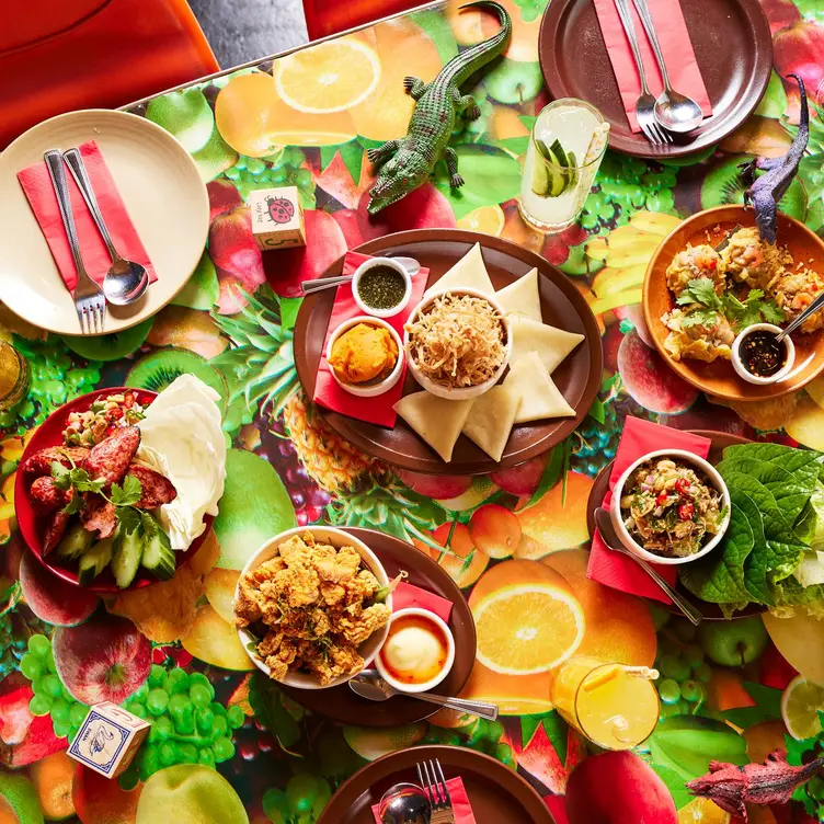 A spread of Thai dishes at Colonel Tan’s, one of the best Thai restaurants in Melbourne