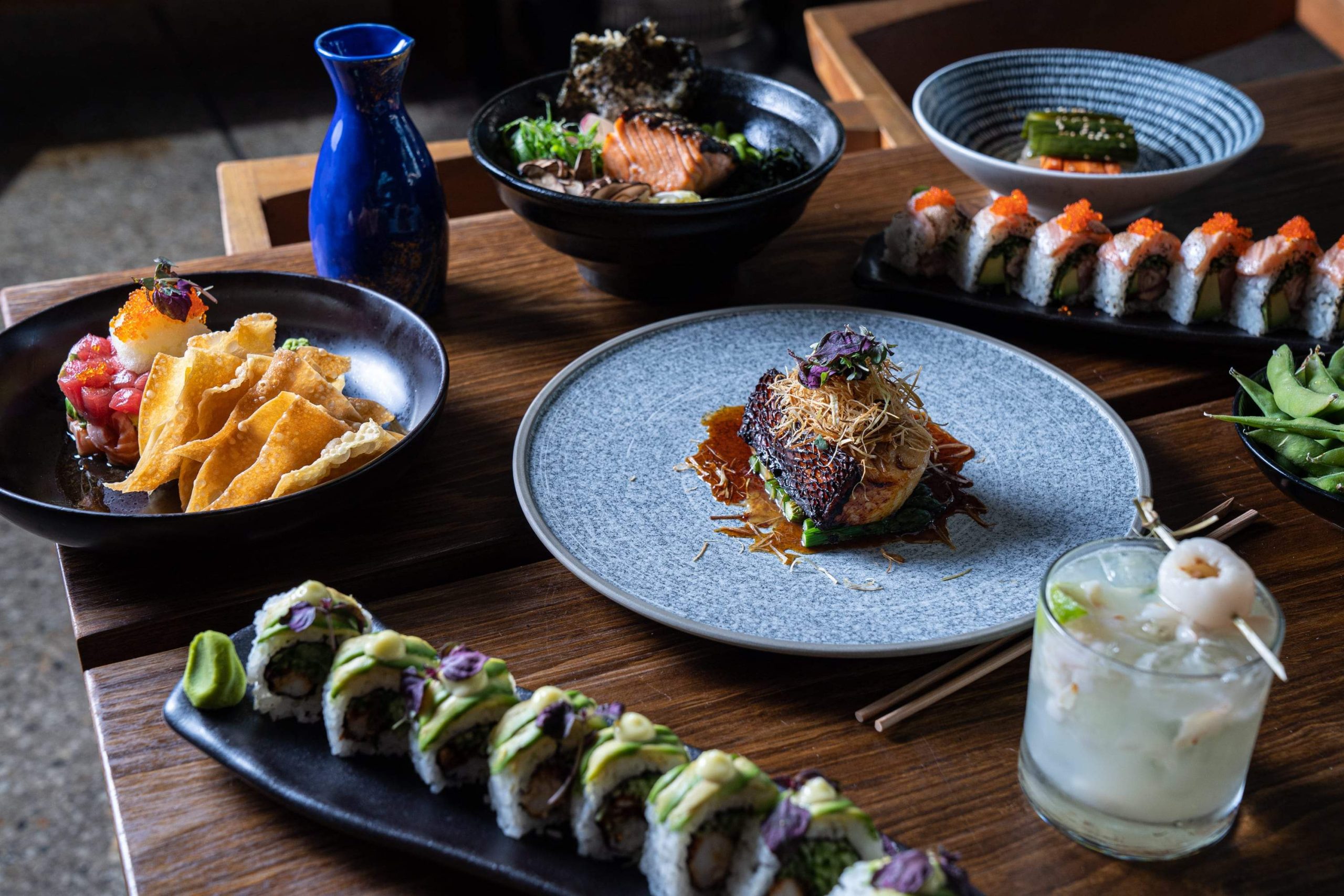 Sushi, sashimi, and cocktails at Zushi Barangaroo in Sydney