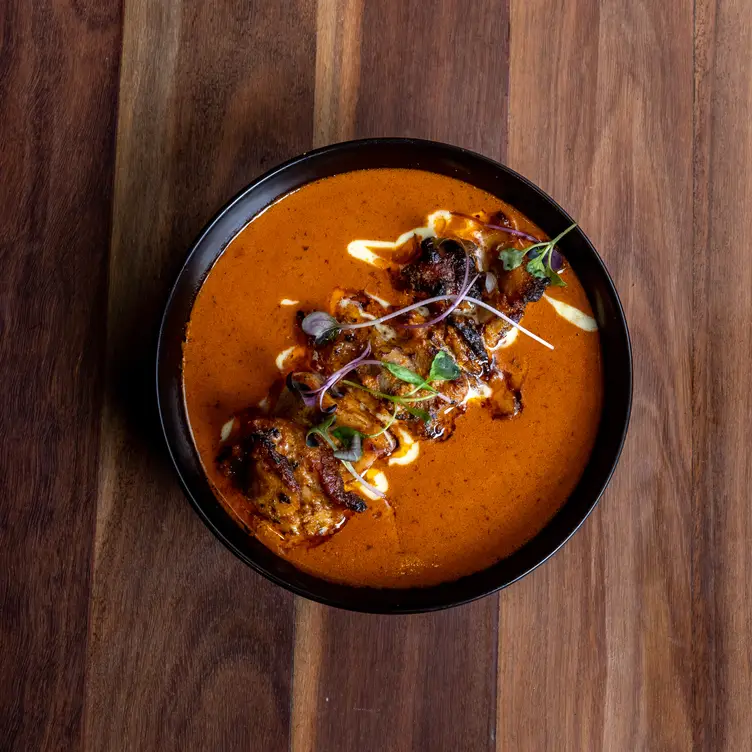 A soup dish from Kahaani Modern Indian, one of the best Indian restaurants in Melbourne. Credit: Kahaani Modern Indian