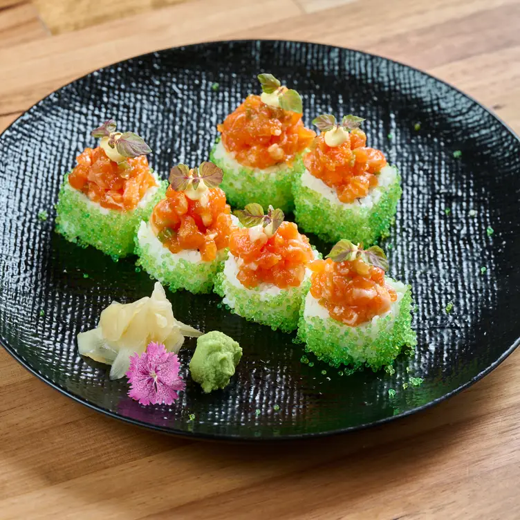 A plate of sushi at Chocolate Buddha, one of Melbourne’s best Asian restaurants.