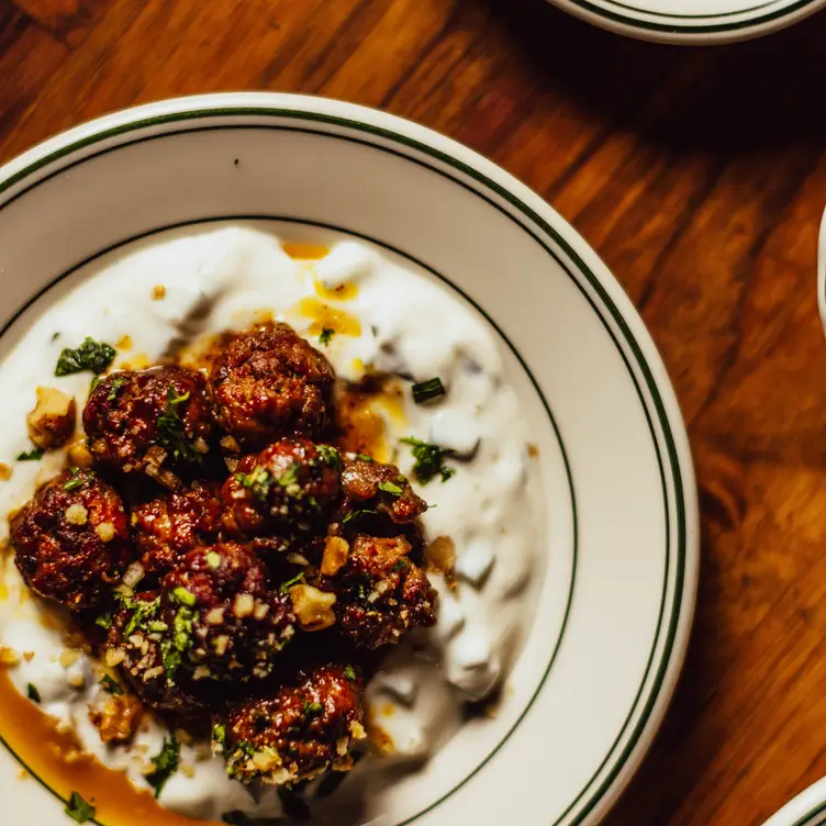 A plate of Greek food served at Yakamoz Mediterranean, one of Melbourne’s best Greek restaurants.