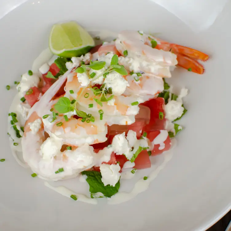 A prawn dish served at Gambaro Seafood Restaurant, one of Brisbane’s best seafood restaurants.