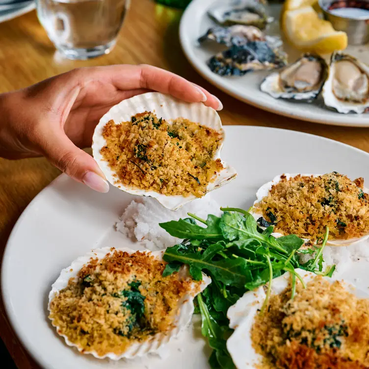 A dish served at Pier Farm, one of the best seafood restaurants in Melbourne.