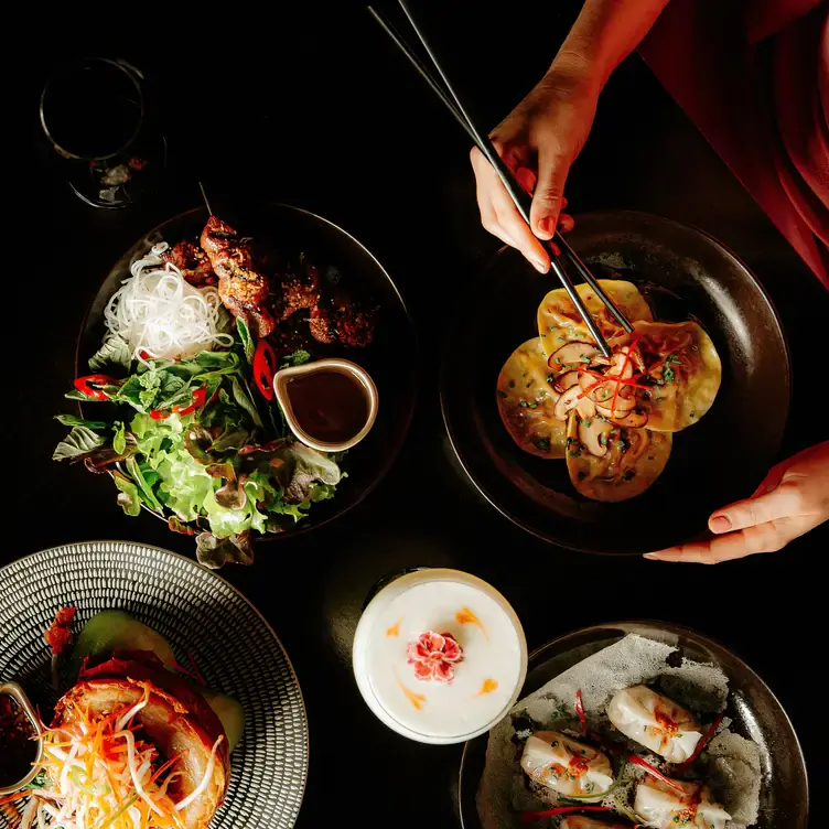 Southeast Asian cuisine served at Mr. Mista, one of Brisbane’s best date night restaurants.