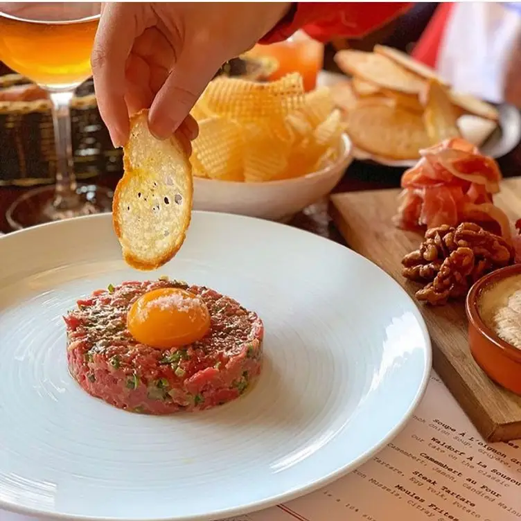 Fresh steak tartare served at Bistro Sou Sou, one of Melbourne’s best French restaurants.