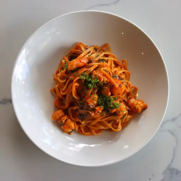 A pasta dish served at Brisbane’s Barolos Ristorante Italiano.