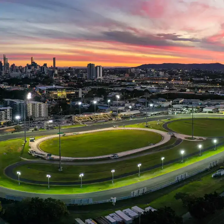 Pacers & Chasers great views allow you to follow all the harness racing you want.